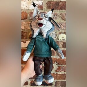 Disney Parks 2025 Zootopia 2 Pawbert Lynxley Lynx 17” Plush Toy NEW